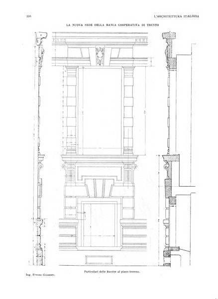 L'architettura italiana periodico mensile di costruzione e di architettura pratica