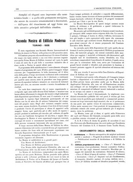 L'architettura italiana periodico mensile di costruzione e di architettura pratica