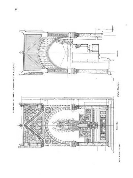 L'architettura italiana periodico mensile di costruzione e di architettura pratica