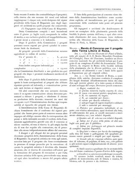 L'architettura italiana periodico mensile di costruzione e di architettura pratica