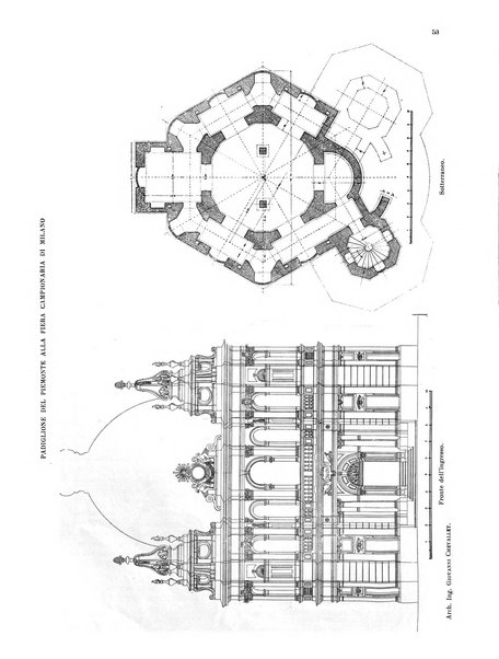 L'architettura italiana periodico mensile di costruzione e di architettura pratica