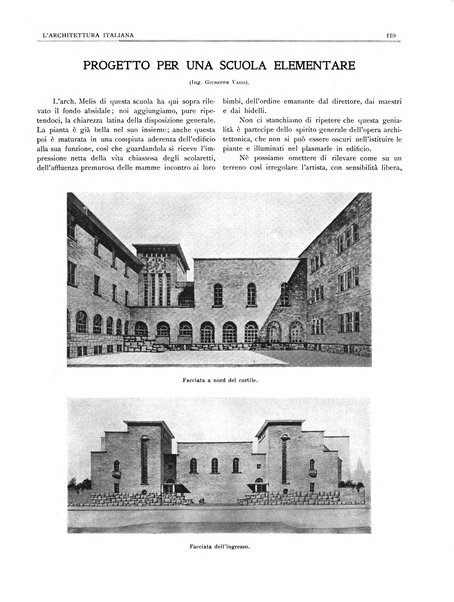 L'architettura italiana periodico mensile di costruzione e di architettura pratica