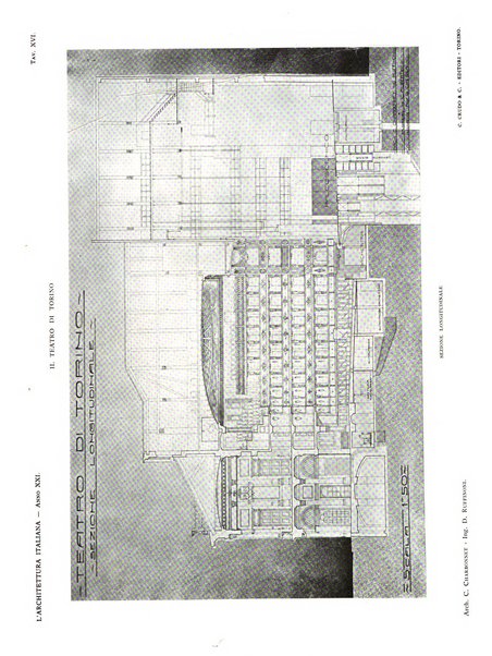 L'architettura italiana periodico mensile di costruzione e di architettura pratica