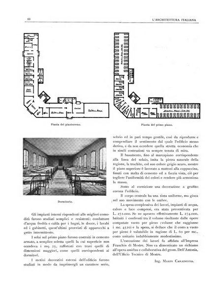 L'architettura italiana periodico mensile di costruzione e di architettura pratica