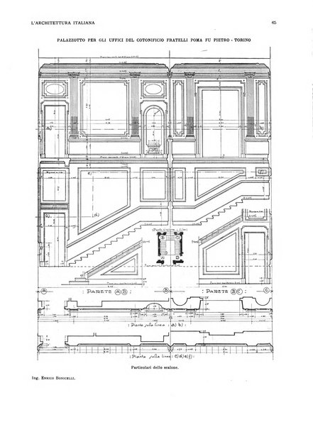 L'architettura italiana periodico mensile di costruzione e di architettura pratica