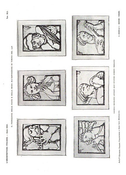 L'architettura italiana periodico mensile di costruzione e di architettura pratica