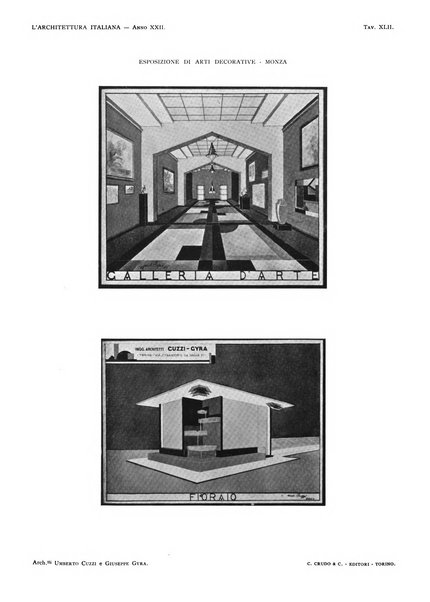 L'architettura italiana periodico mensile di costruzione e di architettura pratica