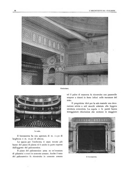 L'architettura italiana periodico mensile di costruzione e di architettura pratica