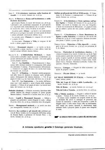 L'architettura italiana periodico mensile di costruzione e di architettura pratica