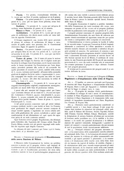 L'architettura italiana periodico mensile di costruzione e di architettura pratica