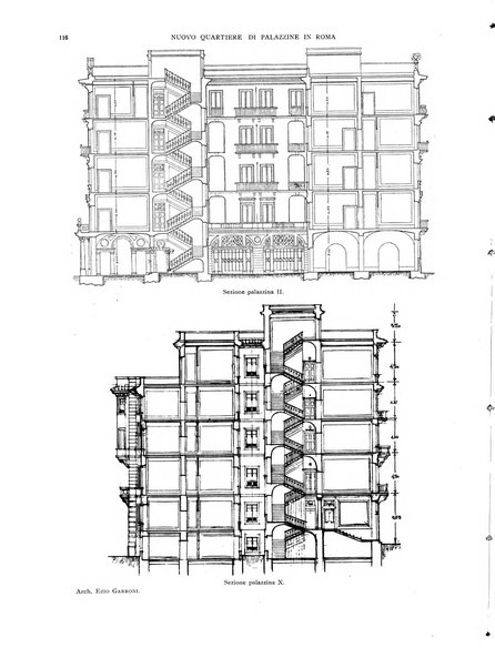 L'architettura italiana periodico mensile di costruzione e di architettura pratica