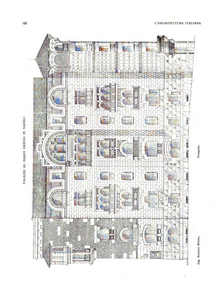 L'architettura italiana periodico mensile di costruzione e di architettura pratica