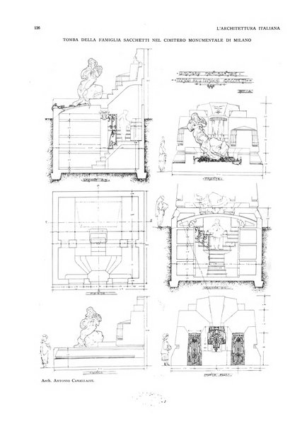 L'architettura italiana periodico mensile di costruzione e di architettura pratica