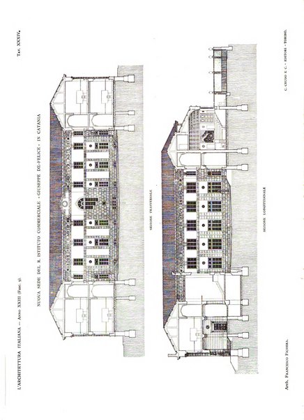 L'architettura italiana periodico mensile di costruzione e di architettura pratica