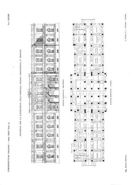 L'architettura italiana periodico mensile di costruzione e di architettura pratica