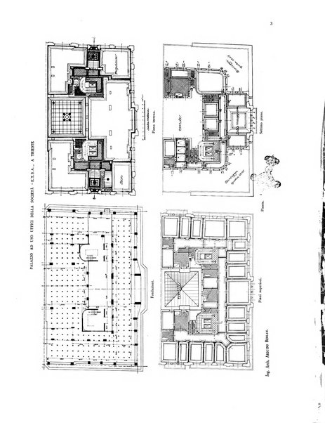 L'architettura italiana periodico mensile di costruzione e di architettura pratica