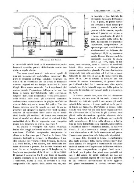 L'architettura italiana periodico mensile di costruzione e di architettura pratica