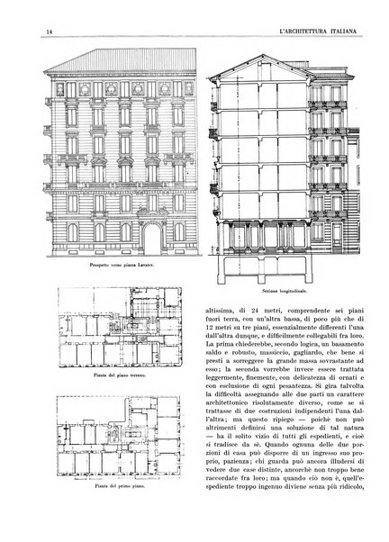 L'architettura italiana periodico mensile di costruzione e di architettura pratica