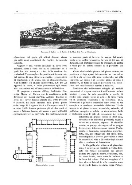 L'architettura italiana periodico mensile di costruzione e di architettura pratica