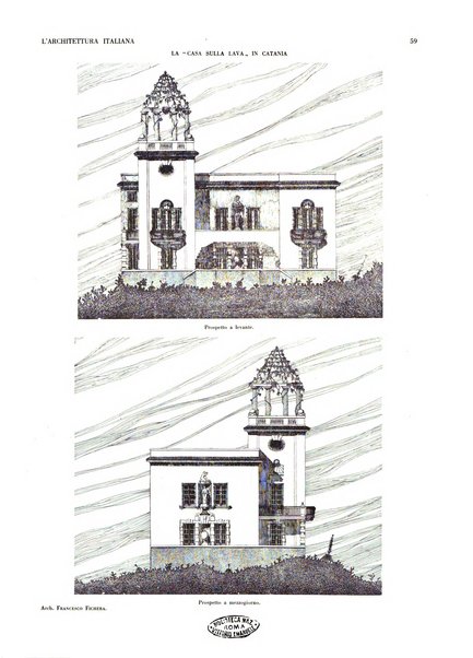 L'architettura italiana periodico mensile di costruzione e di architettura pratica