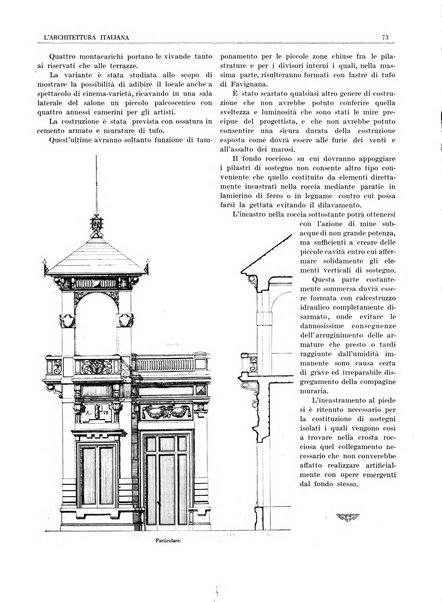 L'architettura italiana periodico mensile di costruzione e di architettura pratica