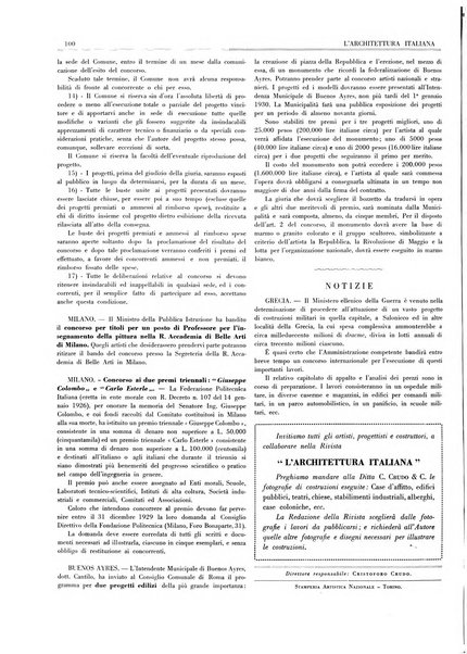 L'architettura italiana periodico mensile di costruzione e di architettura pratica