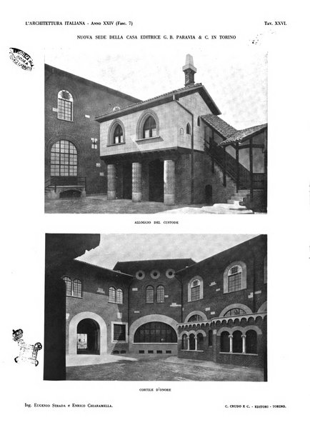 L'architettura italiana periodico mensile di costruzione e di architettura pratica