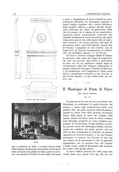 L'architettura italiana periodico mensile di costruzione e di architettura pratica