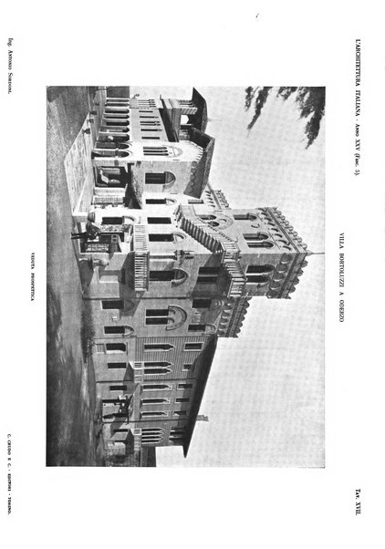 L'architettura italiana periodico mensile di costruzione e di architettura pratica