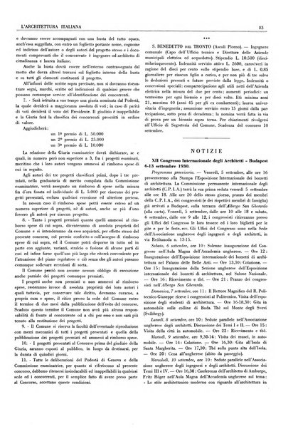 L'architettura italiana periodico mensile di costruzione e di architettura pratica