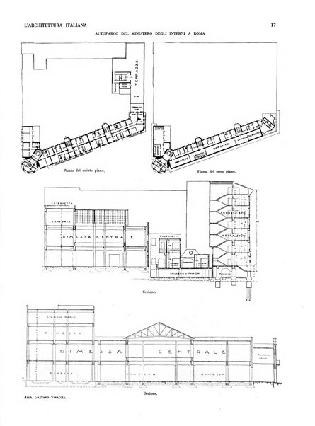 L'architettura italiana periodico mensile di costruzione e di architettura pratica