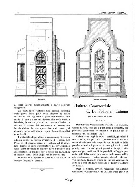 L'architettura italiana periodico mensile di costruzione e di architettura pratica