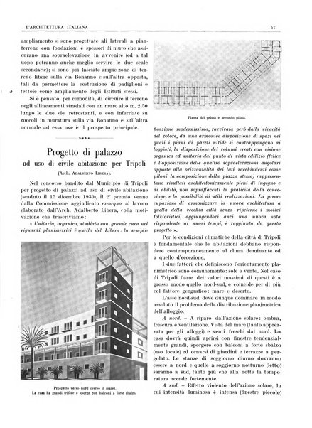 L'architettura italiana periodico mensile di costruzione e di architettura pratica