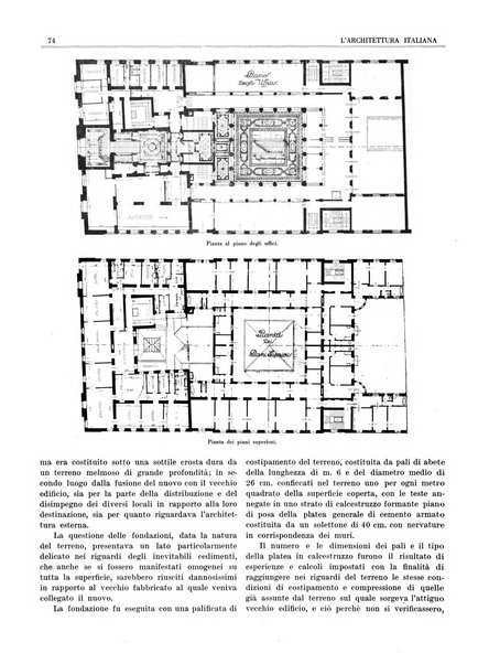 L'architettura italiana periodico mensile di costruzione e di architettura pratica