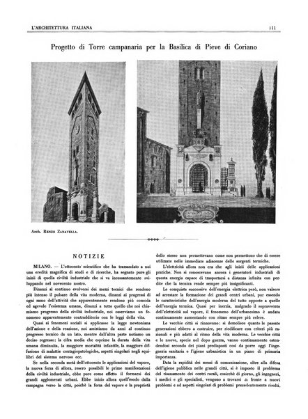 L'architettura italiana periodico mensile di costruzione e di architettura pratica