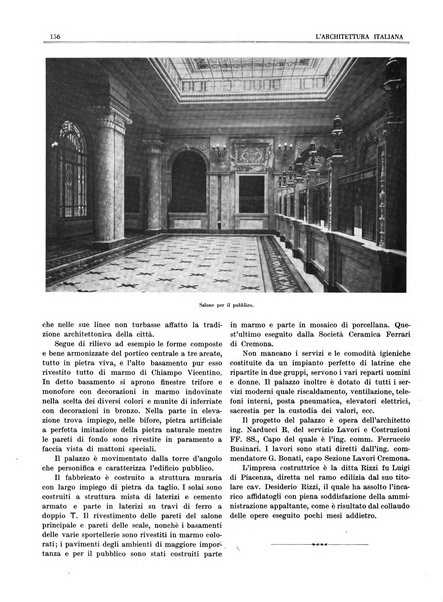 L'architettura italiana periodico mensile di costruzione e di architettura pratica