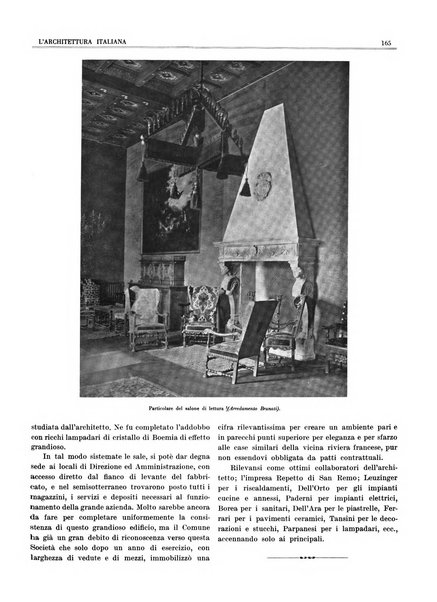 L'architettura italiana periodico mensile di costruzione e di architettura pratica