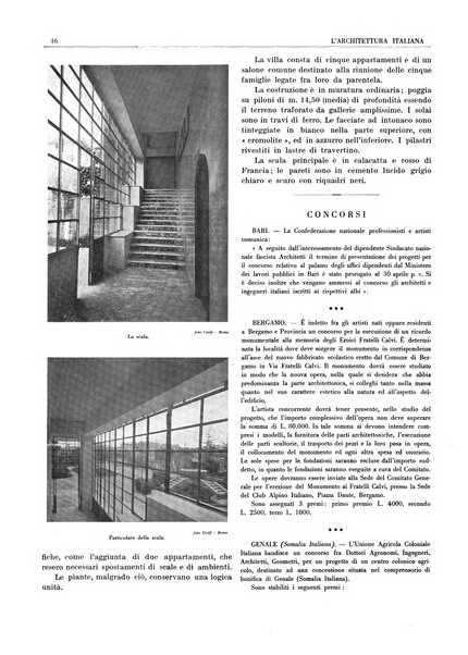 L'architettura italiana periodico mensile di costruzione e di architettura pratica