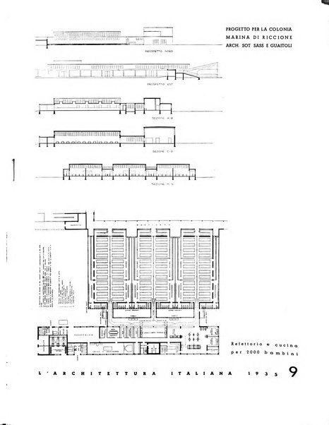 L'architettura italiana periodico mensile di costruzione e di architettura pratica