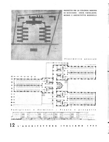 L'architettura italiana periodico mensile di costruzione e di architettura pratica