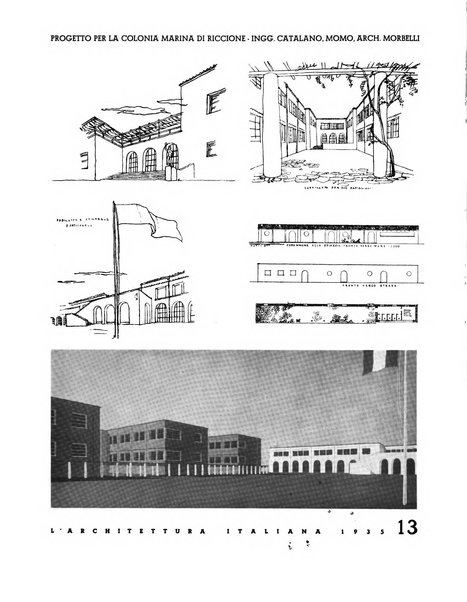 L'architettura italiana periodico mensile di costruzione e di architettura pratica