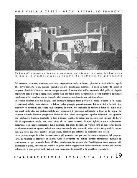 L'architettura italiana periodico mensile di costruzione e di architettura pratica