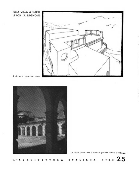 L'architettura italiana periodico mensile di costruzione e di architettura pratica