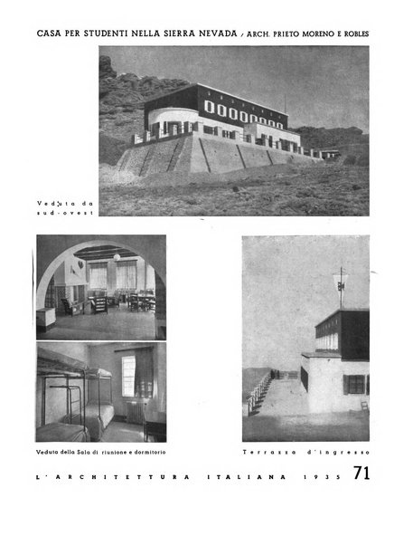 L'architettura italiana periodico mensile di costruzione e di architettura pratica