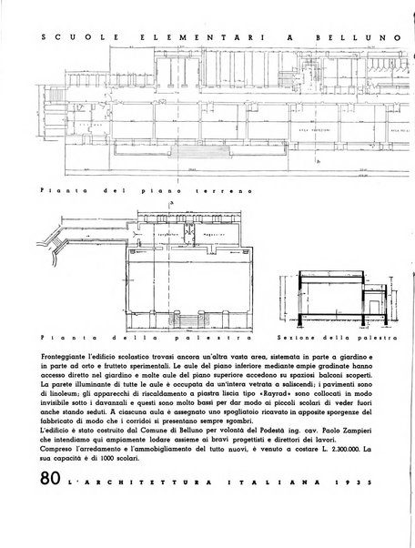 L'architettura italiana periodico mensile di costruzione e di architettura pratica