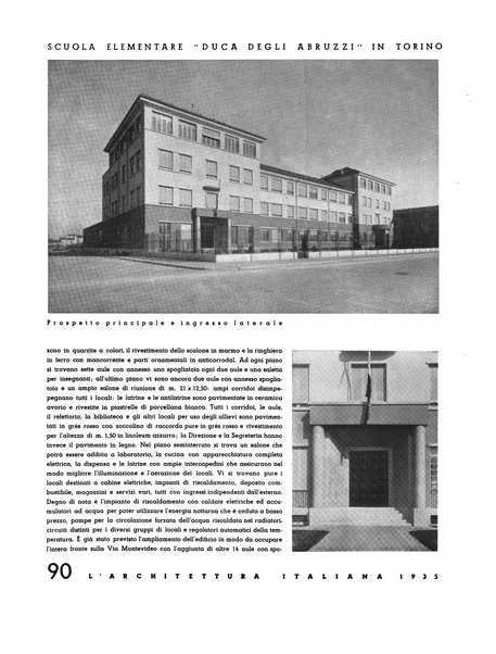 L'architettura italiana periodico mensile di costruzione e di architettura pratica