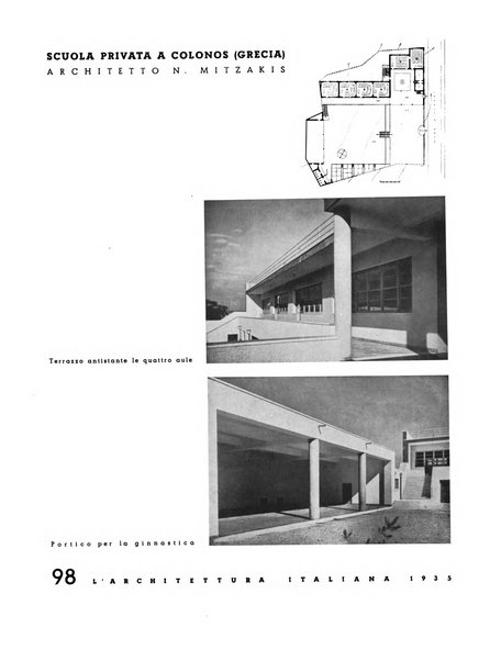 L'architettura italiana periodico mensile di costruzione e di architettura pratica