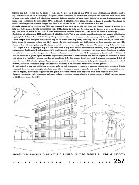 L'architettura italiana periodico mensile di costruzione e di architettura pratica