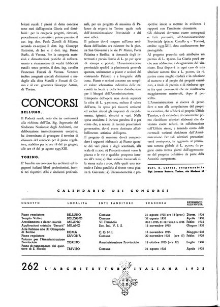 L'architettura italiana periodico mensile di costruzione e di architettura pratica