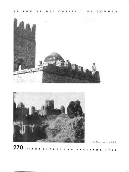 L'architettura italiana periodico mensile di costruzione e di architettura pratica